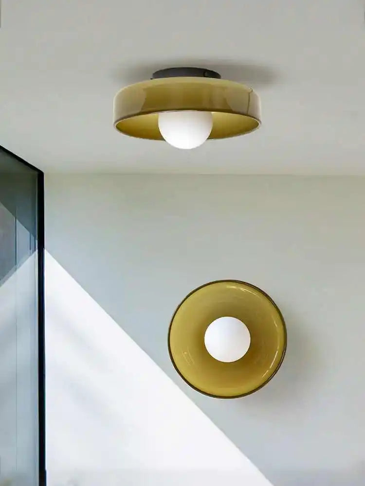 Vintage Glass Ceiling Light
